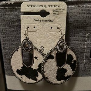 Sterling & Stitch Black and White Earrings